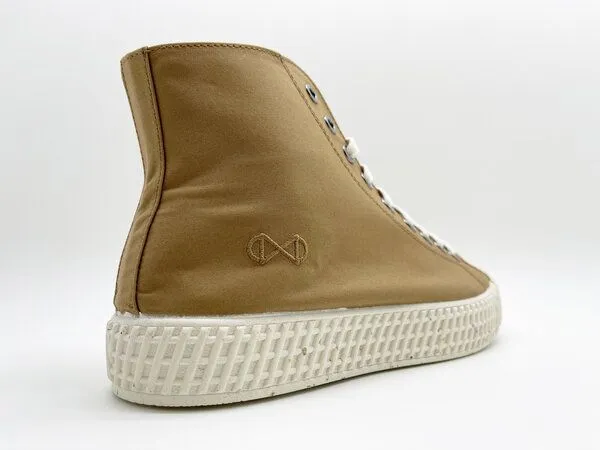nat-2 Veganer Sneaker nat-2 Mono ETA waterproof aus Biobaumwolle Men, Camel (braun), – Produktbild 3 von 4