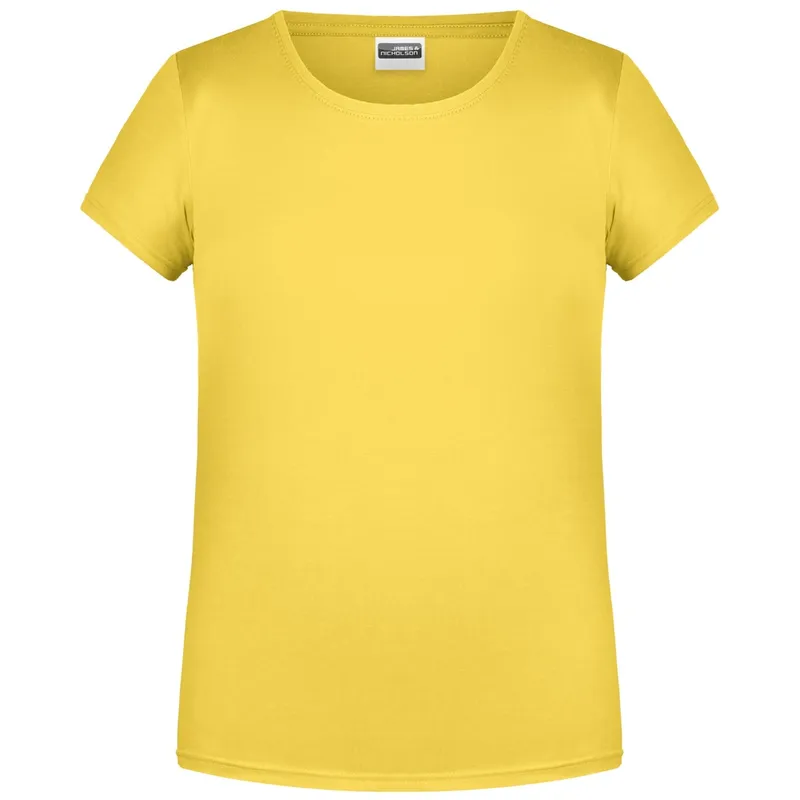 James & Nicholson James & Nicholson T-Shirt für Mädchen in klassischer Form 8007G Gr. S-110/116 yellow – Produktbild 1 von 1