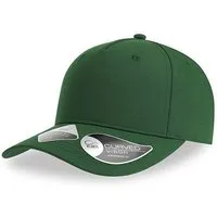 Atlantis Headwear Atlantis Headwear Fiji Cap Strukturierte Baseballkappe verstellbarer Klettverschluss, Bottle green, – Produktbild 3 von 3