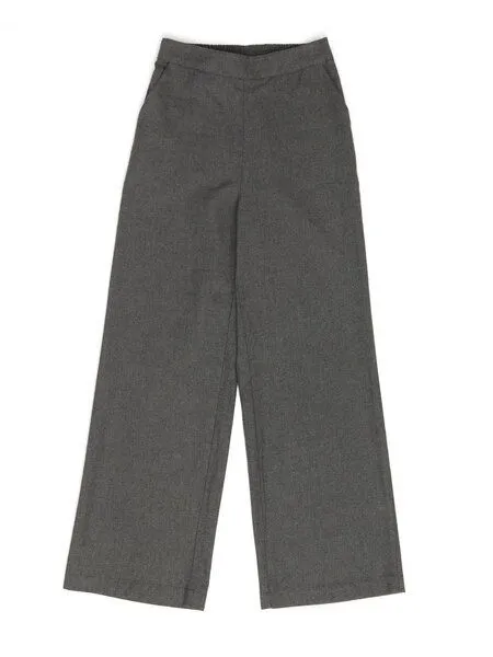Mazine Mazine Damen Flannel Hose im Wide Leg-Style aus 100% Bio-Baumwolle, Anthrazite mel., – Produktbild 4 von 4