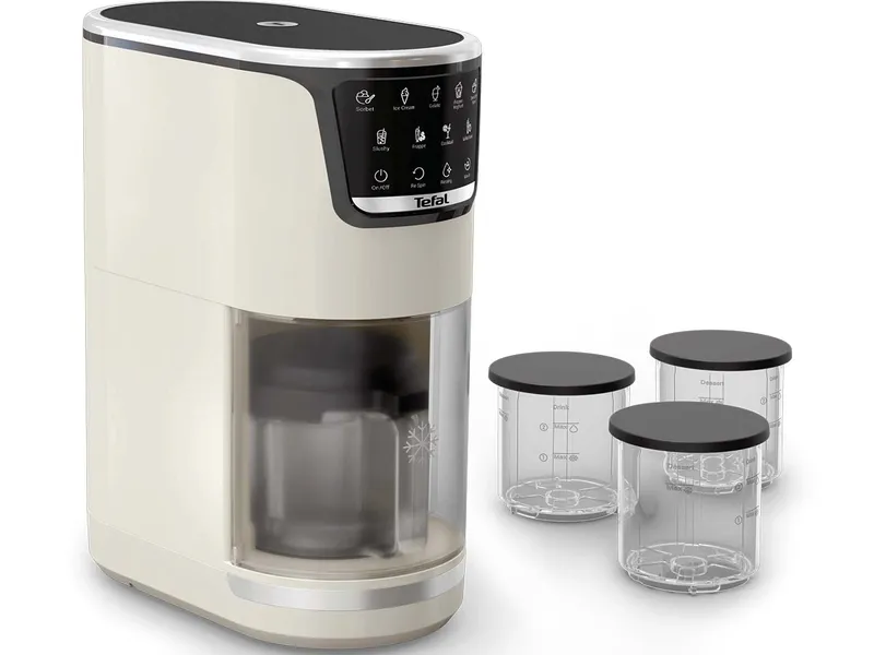 Tefal Tefal Eismaschine "DOLCI" mit 10 Programmen, Weiß, – Produktbild 2 von 7