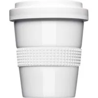 Mahlwerck Mahlwerck Porzellanbecher 'Coffee2Go' weiß 0,3 l, Banderole mit Noppenprofil – Produktbild 1 von 1