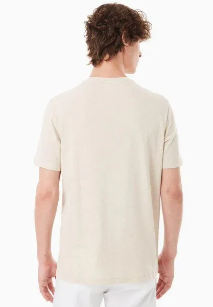 ORGANICATION ORGANICATION T-Shirt aus Bio-Baumwolle und Leinen, Natural, – Produktbild 3 von 3