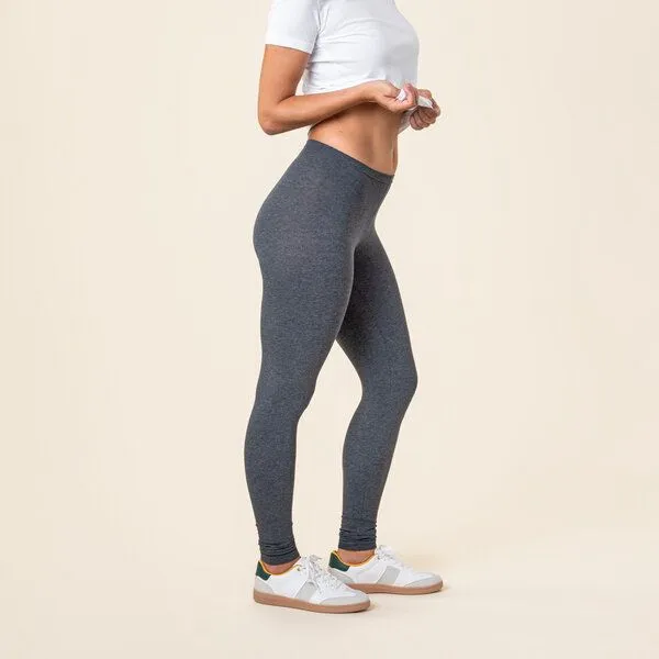 Living Crafts Living Crafts Leggings - ANNEDORE, Graphite melange (grau), – Produktbild 2 von 4