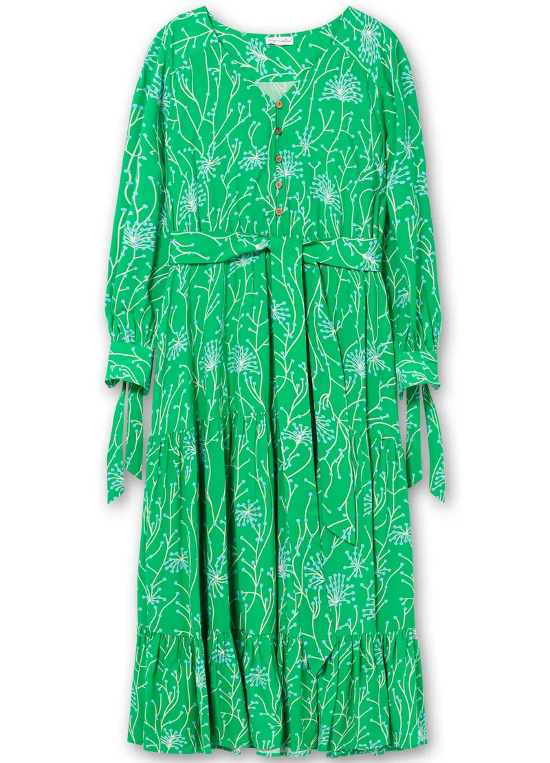 sheego by Joe Browns Maxikleid, Grün, – Produktbild 1 von 2