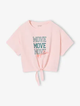 Vertbaudet SportlichersT-Shirt zum Binden MOVE Mädchen hell – Produktbild 1 von 1