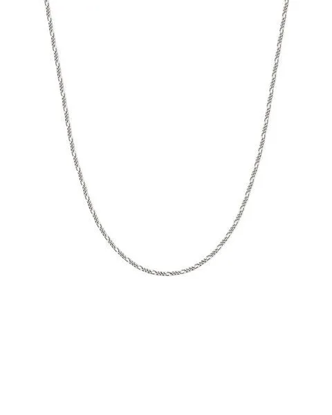 lille mus lille mus Schmuckset Armband + Kette 'Figaro' 925, Silber, – Produktbild 3 von 4