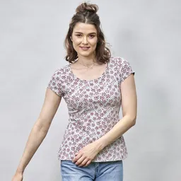 CON_STANT CON_STANT Basicshirt Kappärmel 95% Baumwolle (kbA) – Produktbild 1 von 1