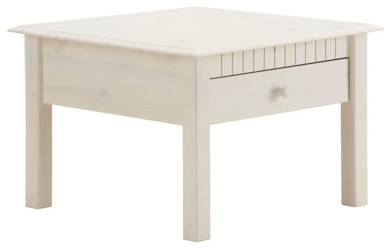 OTTO home Couchtisch Lisa (Couchtisch, Sofatisch, OTTOs Choice), Home affaire, Breite 60 cm, 1 Schubkasten, Beige|weiß, – Produktbild 2 von 3