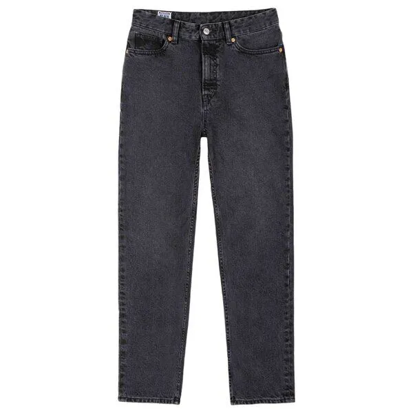 Kings Of Indigo Kings Of Indigo Jeans Caroline Cropped High Rise Tapered Holo Grey Used – Produktbild 1 von 4