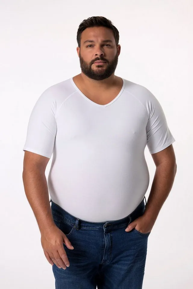 JP1880 Unterziehshirt X Finn Shapewear-Unterhemd Halbarm, Weiß, – Produktbild 3 von 4