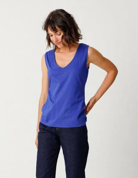 SKFK SKFK Top Hamabost - Royal Blue – Produktbild 2 von 3