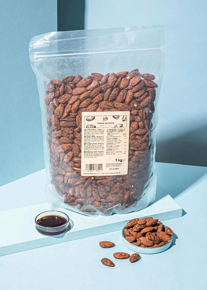 KoRo Tamari Mandeln 1 kg – Produktbild 1 von 5
