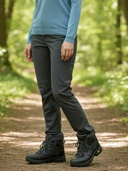Will's Vegan Shop Will's Vegan Shop WVSport Schwarze wasserdichte Wanderstiefel Sequoia Ausgabe für Damen vegan, Schwarz, – Produktbild 1 von 1
