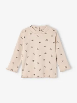 Vertbaudet Baby Langarmshirt mit Blumenmuster – Produktbild 1 von 1