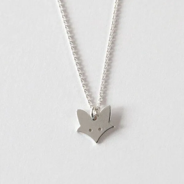 BELLYBIRD Jewellery BELLYBIRD Jewellery Kinderkette - kleiner Fuchs, Anhänger/ Silber/ Silber vergoldet, Silber, – Produktbild 4 von 4