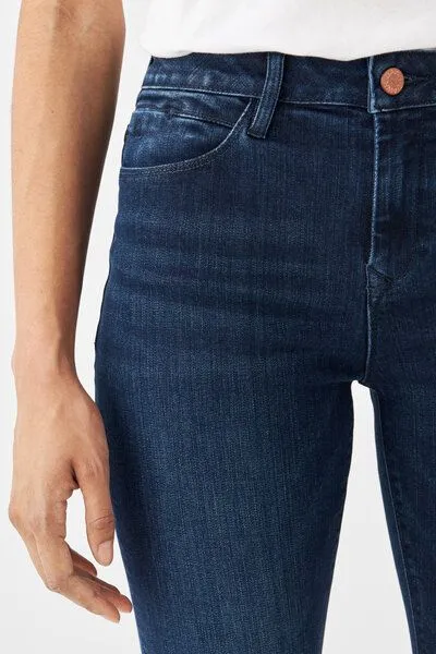 DAWN Damen Jeans SUN UP Powerstretch DAWN Bio-Baumwolle, Dark blue, – Produktbild 5 von 5