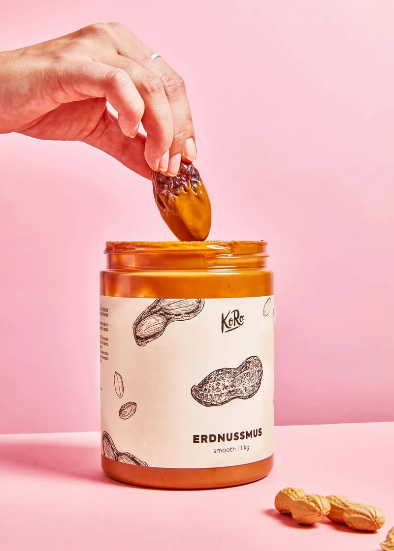 KoRo Erdnussmus 1 kg – Produktbild 5 von 5