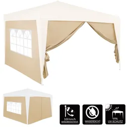 Casaria® Casaria Casaria Seitenwände Faltpavillon 2er-Set Beige 3x2m – Produktbild 1 von 1