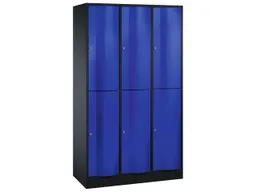 C+P C+P Schließfachschrank 3 Türme an/bl 2er – Produktbild 1 von 1