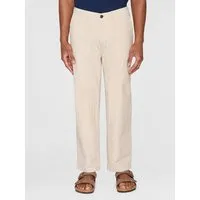 KnowledgeCotton Apparel KnowledgeCotton Apparel Herren Hose "FLINT wide slub yarn pants" von Knowledge Cotton Apparel - VEGAN, Light feather grey (hell grau), – Produktbild 2 von 5