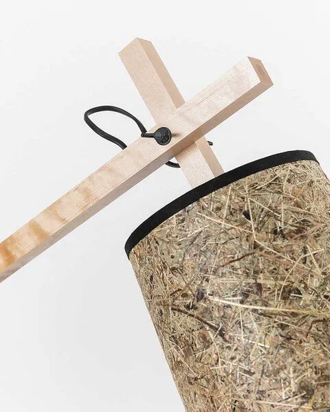 ALMUT von Wildheim ALMUT von Wildheim Schwenkbare Leselampe Tischleuchte aus Holz Lampenschirm aus Almheu – Produktbild 4 von 4