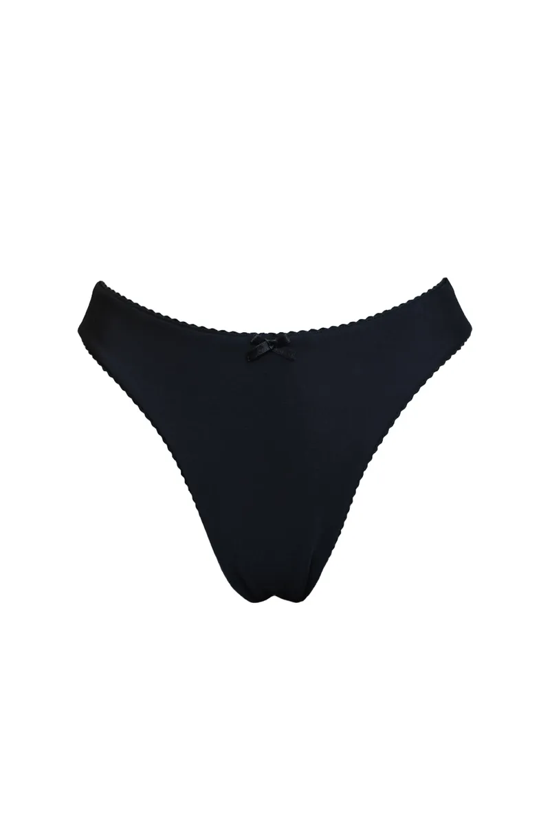 Anekdot Anekdot Damen vegan Bikiniunterteil Darling, Schwarz, – Produktbild 1 von 2