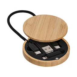 REEVES 4-in-1 Ladekabel REEVES-CONVERTICS BAMBOO EVO – Produktbild 1 von 1