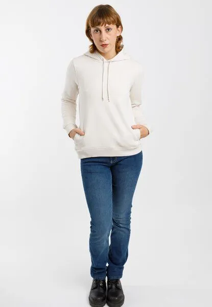 TORLAND TORLAND Damen Hoodie DANI, Weiß (off white), – Produktbild 3 von 4