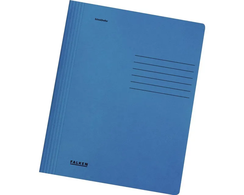 Falken Falken Hefter 10x Falken Schnellhefter 26001264 A4 Karton blau – Produktbild 2 von 4