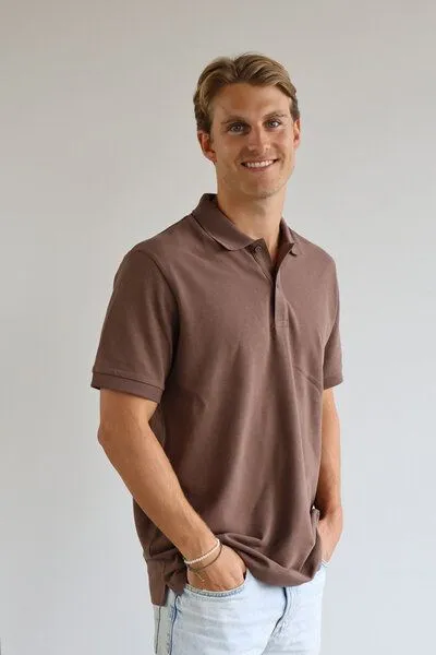 Kultgut Kultgut Bioafair Piqué Shirt- Kurzarm / ProEarth, Braun (mocca), – Produktbild 2 von 3