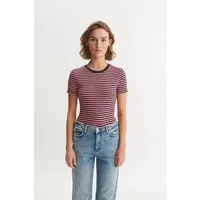 Basic Apparel Basic Apparel Ludmilla T-Shirt mit Rundhalsausschnitt aus Bio-Baumwolle, Blau (sky) (captain) (conch) (shell), – Produktbild 1 von 1