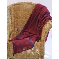 Susan's Fashion Susan's Fashion großes Mohairplaid Sue mit Karostreifen, Rotberry, – Produktbild 1 von 1