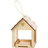 Bausatz Vogelhäuschen aus Holz, inkl. 4-farbigem Aufdruck – Produktbild 1 von 1