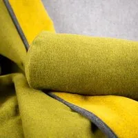 nahtur-design nahtur-design Nackenrolle aus Flauschloden mit Naturfüllung, Moos, – Produktbild 2 von 6