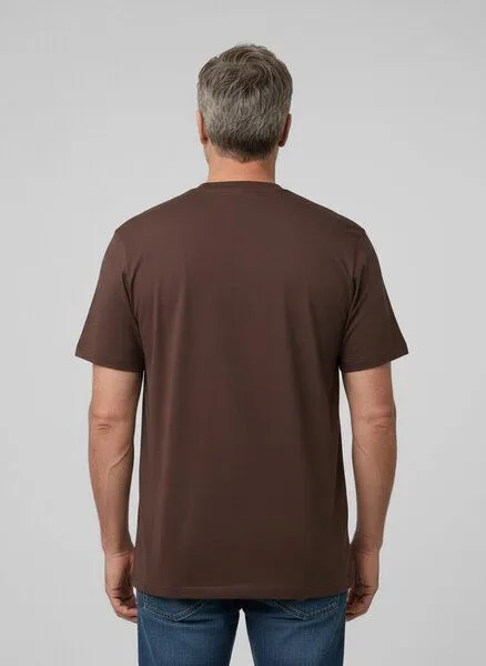 UNIPOLAR UNIPOLAR Basic T-Shirt Modell: Creative, Red brown (braun), – Produktbild 2 von 2