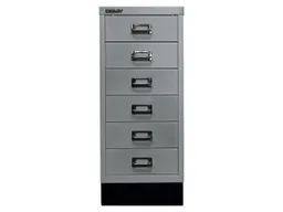 Bisley Bisley Schubladenschrank "MultiDrawer" DIN A4 mit 6 Schubladen silber – Produktbild 1 von 1
