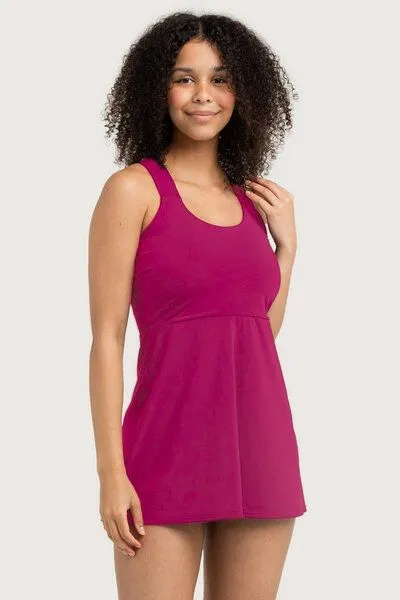 Frija Omina Frija Omina Recycling Badekleid / Tankini Mare uni, Vino, – Produktbild 3 von 3