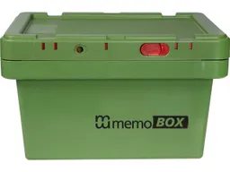 Memo memo Stapel Box aus Recyclingkunststoff grün, Gr. M - ohne ETIKETT – Produktbild 1 von 1