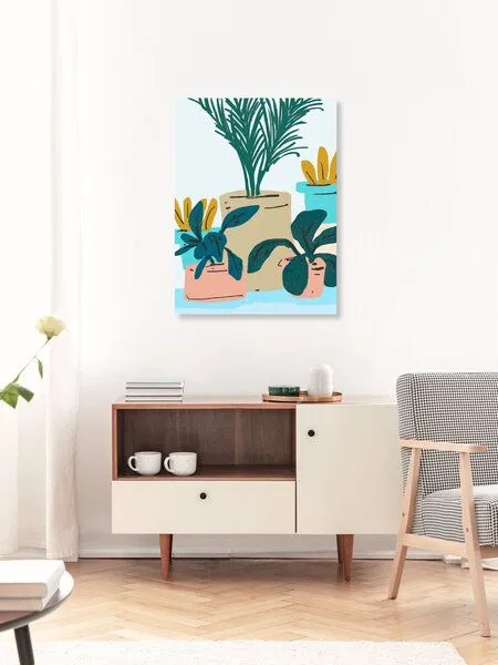 Photocircle Photocircle Poster / Leinwandbild - Little Plants – Produktbild 3 von 4