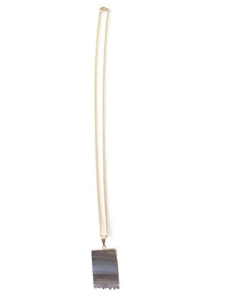 Crystal and Sage Crystal and Sage Amethyst Halskette vergoldet – Produktbild 3 von 5