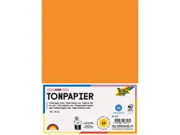 folia folia Tonpapier, 130 g/m², 50 x 70 cm, 10 Bogen, ocker – Produktbild 1 von 1