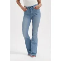 Kuyichi Kuyichi Damen vegan Jeans Lisette Flare Lucky Vintage Blau, Hellblau, – Produktbild 2 von 3
