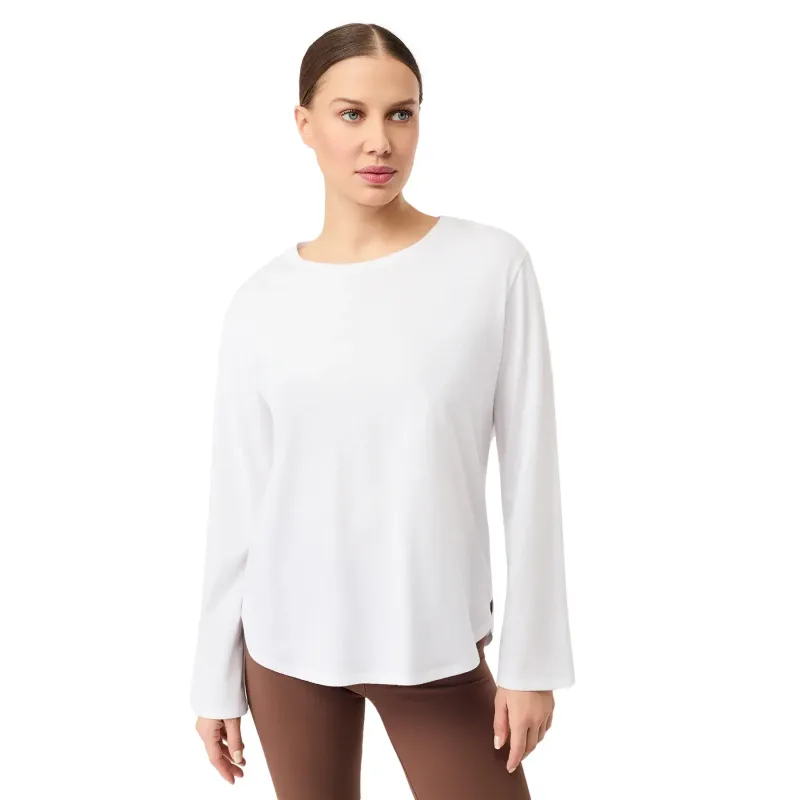 mandala Langarmshirt Mandala Halfmoon, Blanc, – Produktbild 1 von 1