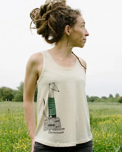 Cmig Cmig Damen Tank-Top Reisewiesel in natural raw – Produktbild 2 von 4