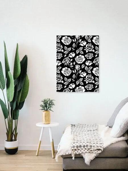 Photocircle Photocircle Poster / Leinwandbild - White Rose – Produktbild 4 von 4