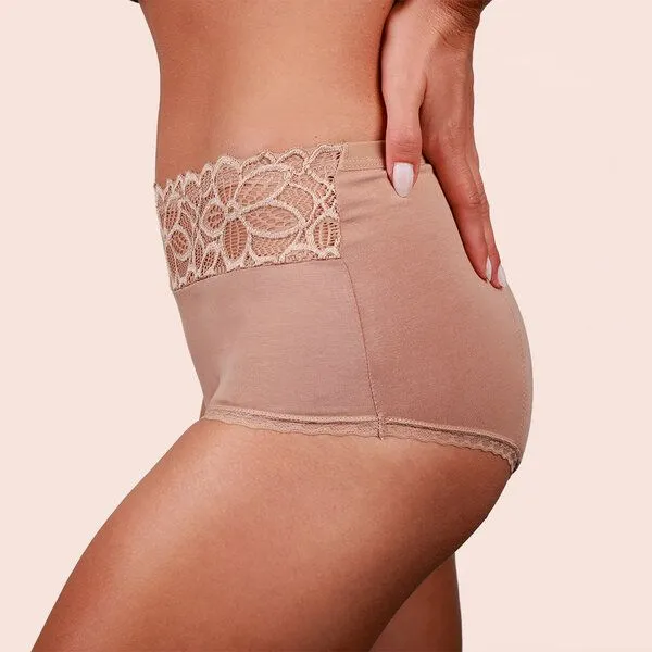 Taynie Extra starke Periodenunterwäsche Biozidfrei 60°C Taynie Deluxe Extra Stark, Sand, – Produktbild 4 von 4
