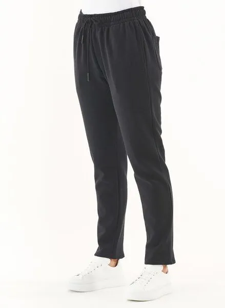 ORGANICATION ORGANICATION ESSENTIALS-PUREEN- Soft Touch Sweathose aus Bio-Baumwolle, Schwarz(black), – Produktbild 3 von 3