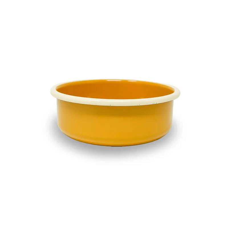 Lills Lills Emaillenapf "Nele" - Gr. M - orange/ gelb – Produktbild 1 von 2