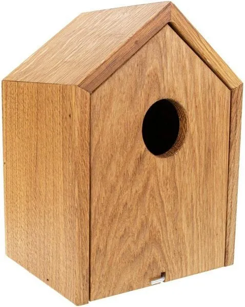 ReineNatur ReineNatur Nistkasten – Eiche – geölt – Größe: B: 14,5 cm x H: 20 cm x T: 11,5 cm – Produktbild 2 von 4
